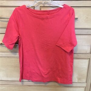 Croft & Barrow T-shirt, boat neck size XL, 100% cotton. Half sleeve.